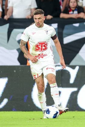 13.08.2026, Zabrze Liga Europy UEFA sezon 2026 27 runda III kwalifikacji, Gornik Zabrze - Ferencvaros Budapeszt - UEFA Europa League football Match season 2026 27 round III qualification Gornik Zabrze - Ferencvaros Budapest Nz. Erik Janza Fot. Michal Chwieduk Arena Akcji NEWSPIX.PL --- newspix.pl 