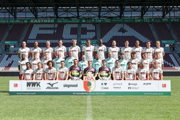 Football, Bundesliga 1, FC Augsburg, Headshots 2026–2027