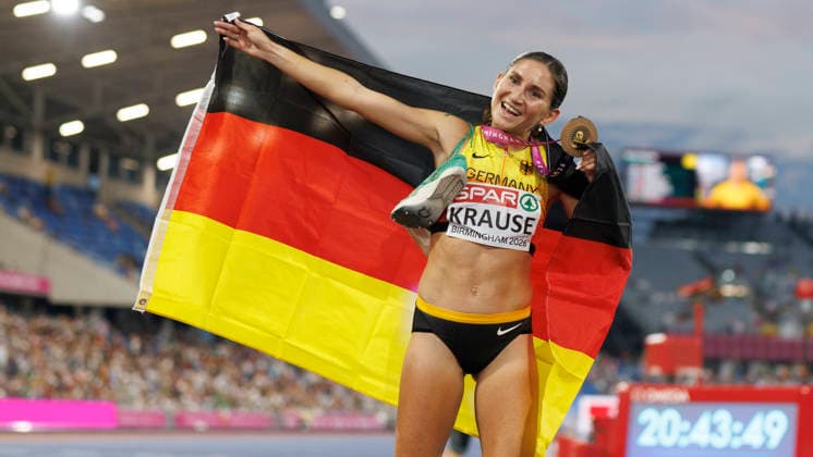 Athletics, European Championships in Birmingham, Women’s 3000m Hurdles, European Champion Gesa Felicitas Krause