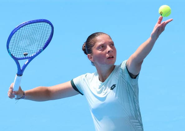 August 13, 2026, Mason, Ohio, USA: ANTONIA RUZIC of Croatia during the match against M. Frech of Poland in the first round of tennis tournament WTA, Tennis Damen 1000 Cincinnati Open in Mason, USA. Ruzic lost 2:6, 5:7 Tennis: Cincinnati Open - Ruzic 2:6, 5:7 Frech  - ZUMAc278 20260813_zsp_c278_009 Copyright: xMarcinxCholewinskix