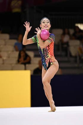 OTHER - Gymnastics - 42nd Rhythmic gymnastics, Rhythmische Sportgymnastik, RSG World Championships Photo by IPA ABACAPRESS.COM87454079 - CHU Megan (USA) performs during the 42nd Rhythmic Gymnastics World Championships in Frankfurt am Main, Germany, on August 13, 2026 Frankfurt am Main Germany  Copyright: xIPAxSport ABACAx
