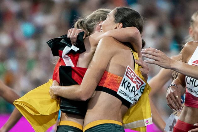 Olivia Guerth (Silversterlauf Trier, 3000m Hindernis Frauen), Gesa Felicitas Krause (Silversterlauf Trier, 3000m Hindernis Frauen), GBR, Leichtathletik, Athletics, European Athletics Championships 2026, Leichtathletik Europameisterschaft 2026, Birmingham 2026, 09.08.2026, GBR, Leichtathletik, Athletics, European Athletics Championships 2026, Leichtathletik Europameisterschaft 2026, Birmingham 2026, 09.08.2026 Birmingham *** Olivia Guerth, Trier New Year s Eve Run, Women s 3000m Steeplechase; Gesa Felicitas Krause, Trier New Year s Eve Run, Women s 3000m Steeplechase; GBR, Track and Field, Athletics, 2026 European Athletics Championships, 2026 European Athletics Championships, Birmingham 2026, August 9, 2026, GBR, Track and Field, Athletics, 2026 European Athletics Championships, 2026 European Athletics Championships, Birmingham 2026, August 9, 2026, Birmingham Copyright: xStefanxMayerx EP_SMR