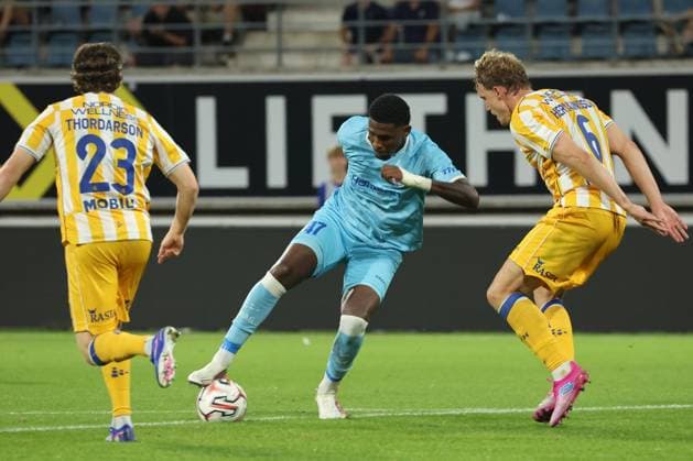 KAA Gent v IFK Goteborg - UEFA Conference League GENT, BELGIUM - AUGUST 13 : Vergara Josue forward of KAA Gent during the UEFA Conference League 2026 27 third qualifying round between KAA Gent and IFK Goteborg on August 13, 2026 in Gent, Belgium, 13 08 2026 Gent Belgium  Copyright: xGbax