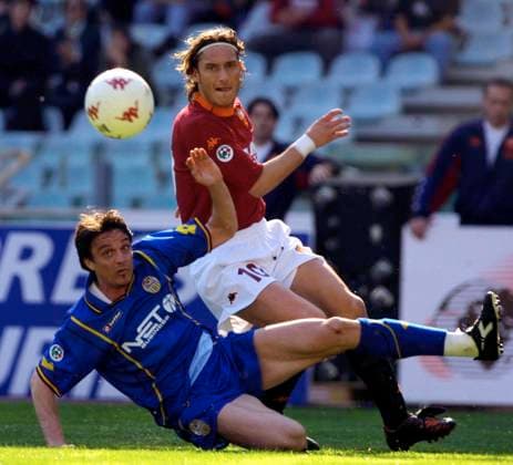 Soccer, Italian League, Serie A, Roma vs. Verona, Francesco Totti, Roma  Copyright: xBjörnxLindgrenx