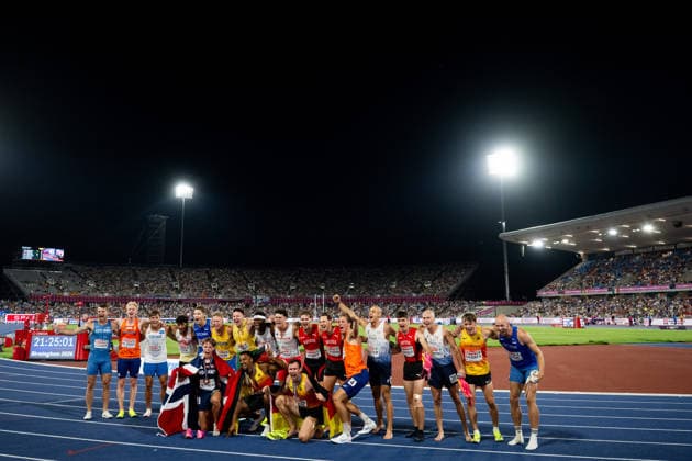 260813 Participants in men™s decathon celebrates during day 4 of the 2026 European Athletics Championships on August 13, 2026 in Birmingham. Photo: Mathias Bergeld BILDBYRAN kod MB MT1068 friidrott athletics friidrett friidrotts-em em friidretts-em 2026 european athletics championships 4 bbeng *** 260813 Participants in the men’s decathlon celebrate on day 4 of the 2026 European Athletics Championships on August 13, 2026 in Birmingham. Photo by Mathias Bergeld, BILDBYRAN, code MB MT1068. track and field, athletics, friidrett, friidrotts EM, 2026 European Athletics Championships, 4 BBENG  Copyright: MATHIASxBERGELD BB260813MB143