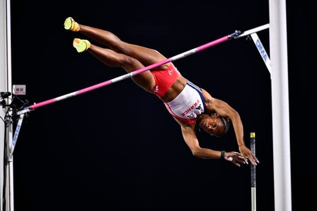 European Athletics Championships Birmingham 2026 - day 4 BIRMINGHAM, ENGLAND - AUGUST 13 : Bonnin Marie-Julie (FRA) in action during the pole vault final on day 4 of the Birmingham 2026 European Athletics Championships on August 13, 2026 in Birmingham, England, 13 08 2026 Birmingham ENGLAND  Copyright: xTomasxSiskx