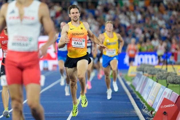 BIRMINGHAM, GREAT BRITAIN - AUGUST 13, 2026 : Niklas KAUL (GER Germany) over 1500m in the decathlon during the European Athletics Championships at Alexander Stadium on August 13, 2026 in Birmingham, Great Britain. Great Britain Copyright: xLeahxKohringx