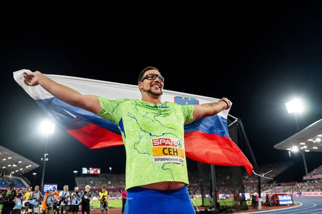Athletics, European Championships in Birmingham, Men, Discus, European Champion Kristjan Ceh