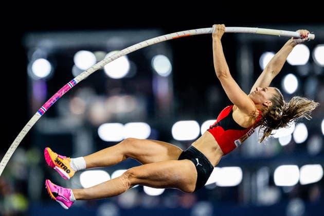 260813 Angelica Moser of Schweiz competes in women™s pole vault final during day 4 of the 2026 European Athletics Championships on August 13, 2026 in Birmingham. Photo: Mathias Bergeld BILDBYRAN kod MB MT1068 friidrott athletics friidrett friidrotts-em em friidretts-em 2026 european athletics championships 4 bbeng *** August 13, 2026: Angelica Moser of Switzerland competes in the women’s pole vault final on Day 4 of the 2026 European Athletics Championships on August 13, 2026 in Birmingham. Photo by Mathias Bergeld. BILDBYRAN code MB MT1068. track and field, athletics, friidrett, friidrotts EM, 2026 European Athletics Championships, 4 BBENG  Copyright: MATHIASxBERGELD BB260813MB168