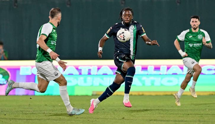 UEFA Europa League Third Qualifying Round Second Leg, Egnatia Arena, Albania 13 8 2026 KF Egnatia vs Shamrock Rovers Shamrock Rovers Jonathan Afolabi Jonathan Afolabi 13 8 2026  Copyright: xinphox DSC_1975