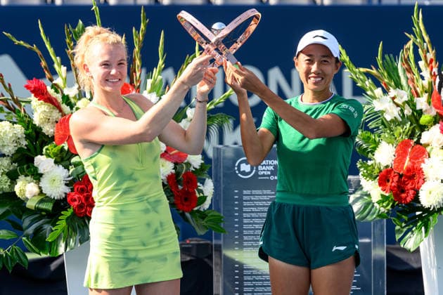 Tennis, WTA tournament in Toronto, doubles, final