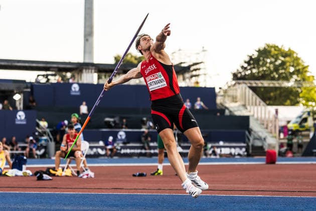 European Athletics Championships; Birmingham, 13.08.2026 BIRMINGHAM, UNITED KINGDOM - AUGUST 13: Nino Portmann (Switzerland) competes in the javelin throw of the mens decathlon at the European Athletics Championships; Birmingham on August 13, 2026 in Birmingham, United Kingdom. *** European Athletics Championships, Birmingham, August 13, 2026 BIRMINGHAM, UNITED KINGDOM AUGUST 13 Nino Portmann of Switzerland competes in the javelin throw of the men s decathlon at the European Athletics Championships in Birmingham on August 13, 2026, in Birmingham, United Kingdom Copyright: xBEAUTIFULxSPORTS UlfxSchillerx