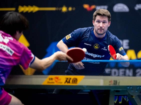 MALMÖ 2026-08-13 Sweden s Kristian Karlsson against Shunsuke Togami from Japan in the second round of the men s singles in the Table tennis, Tischtennis tournament Europe Smash Sweden 2026 at Baltiska Hallen in Malmö, Sweden, on August 13, 2026. MALMÖ SWEDEN x50090x *** MALMÖ, August 13, 2026 — Sweden’s Kristian Karlsson faces Shunsuke Togami of Japan in the second round of the men’s singles at the Europe Smash Sweden 2026 table tennis tournament at Baltiska Hallen in Malmö, Sweden, on August 13, 2026 MALMÖ SWEDEN x50090x  Copyright: xJohanxNilssonx xTTx EUROPE SMASH SWEDEN 2026