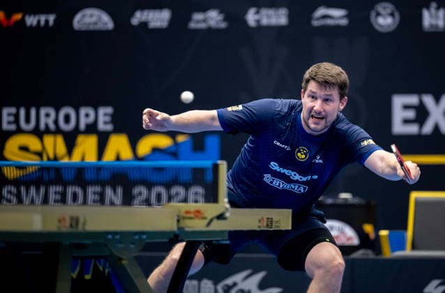 MALMÖ 2026-08-13 Sweden s Kristian Karlsson against Shunsuke Togami from Japan in the second round of the men s singles in the Table tennis, Tischtennis tournament Europe Smash Sweden 2026 at Baltiska Hallen in Malmö, Sweden, on August 13, 2026. MALMÖ SWEDEN x50090x *** MALMÖ, August 13, 2026 — Sweden’s Kristian Karlsson faces Shunsuke Togami of Japan in the second round of the men’s singles at the Europe Smash Sweden 2026 table tennis tournament at Baltiska Hallen in Malmö, Sweden, on August 13, 2026 MALMÖ SWEDEN x50090x  Copyright: xJohanxNilssonx xTTx EUROPE SMASH SWEDEN 2026