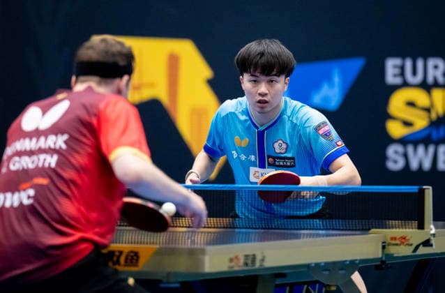 MALMÖ 2026-08-13 Jonathan Groth from Denmark against LIN Yun-Ju from Chinese Taipei in the second round of the men s singles in the Table tennis, Tischtennis tournament Europe Smash Sweden 2026 at Baltiska Hallen in Malmö, Sweden, on August 13, 2026. MALMÖ SWEDEN x50090x *** MALMÖ, August 13, 2026 — Jonathan Groth of Denmark faced LIN Yun Ju of Chinese Taipei in the second round of the men’s singles at the Europe Smash Sweden 2026 table tennis tournament at Baltiska Hallen in Malmö, Sweden, on August 13, 2026 MALMÖ SWEDEN x50090x  Copyright: xJohanxNilssonx xTTx EUROPE SMASH SWEDEN 2026
