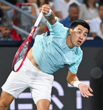 ATP, Tennis Herren Masters 1000 Canada final Brandon Nakashima of the United States in action against Ben Shelton of the United States at the ATP Masters 1000 Canada final in Montreal, Canada, 13 August 2026. MONTREAL QUEBEC Canada  Copyright: xGRAHAMxHUGHESx