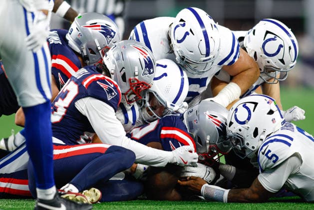 American football, NFL, pre-season, New England Patriots v Indianapolis Colts