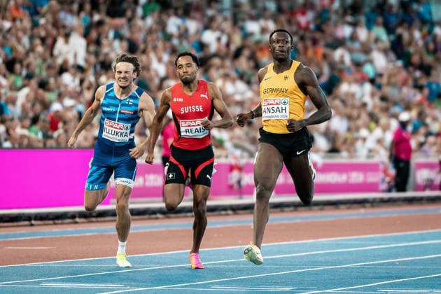 Owen Ansah (Hamburger SV, 200m Maenner), GBR, Leichtathletik, Athletics, European Athletics Championships 2026, Leichtathletik Europameisterschaft 2026, Birmingham 2026, 09.08.2026, GBR, Leichtathletik, Athletics, European Athletics Championships 2026, Leichtathletik Europameisterschaft 2026, Birmingham 2026, 09.08.2026 Birmingham *** Owen Ansah, Hamburger SV, Men s 200m, GBR, Track and Field, Athletics, 2026 European Athletics Championships, 2026 European Track and Field Championships, Birmingham 2026, August 9, 2026, GBR, Track and Field, Athletics, 2026 European Athletics Championships, 2026 European Track and Field Championships, Birmingham 2026, August 9, 2026, Birmingham Copyright: xStefanxMayerx EP_SMR