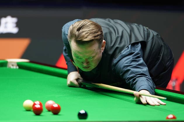 TAIYUAN, CHINA - AUGUST 14: Shaun Murphy of England plays a shot in the Quarterfinal match against Noppon Saengkham of Thailand on day 7 of the 2026 World Snooker Tour China Open at Taiyuan Binhe Sports Center on August 14, 2026 in Taiyuan, Shanxi Province of China.  Copyright: xTaixChengzhex 111659923717
