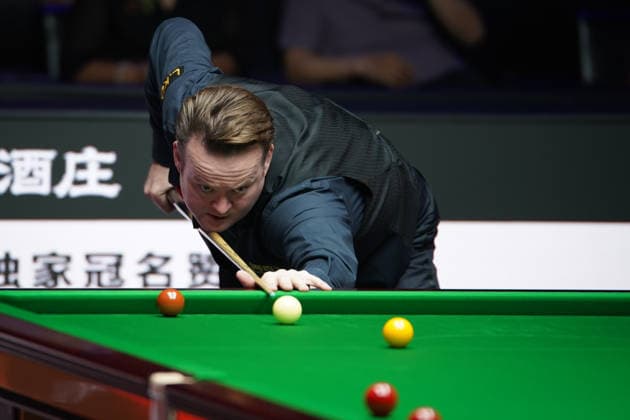 TAIYUAN, CHINA - AUGUST 14: Shaun Murphy of England plays a shot in the Quarterfinal match against Noppon Saengkham of Thailand on day 7 of the 2026 World Snooker Tour China Open at Taiyuan Binhe Sports Center on August 14, 2026 in Taiyuan, Shanxi Province of China.  Copyright: xTaixChengzhex 111659923708