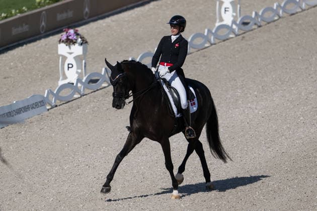 260814 Carina Cassoe Kruth of Denmark with horse Heiline s Danciera compete in the Dressage Grand Prix Special during day 4 of the 2026 FEI World Championships on August 14, 2026 in Aachen. Photo: Emma Wallskog BILDBYRAN kod EW EW0682 ridsport equestrian rid-vm 2026 2026 fei world championships bbeng ridsport-vm dressage dressyrdanmark denmark *** August 14, 2026: Carina Cassoe Kruth of Denmark, riding Heiline’s Danciera, competes in the Dressage Grand Prix Special on Day 4 of the 2026 FEI World Championships on August 14, 2026 in Aachen. Photo by Emma Wallskog, BILDBYRAN, code EW EW0682. equestrian sports, 2026 World Championships, 2026 FEI World Championships, BBENG, equestrian sports, World Championships, dressage, Denmark  Copyright: EMMAxWALLSKOG BB260814EW022