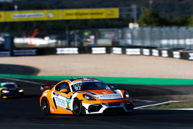 ADAC GT4 Germany, 7. + 8. Rennen Nürburgring 2026 92 Porsche 718 Cayman GT4 Clubsport, Team Wimmer Werk Motorsport: Egor Litvinenko, Oskar Dix - picture by Gruppe C Photography Nürburgring Oschersleben Rheinland-Pfalz Germany Copyright: xGruppexCxPhotographyx