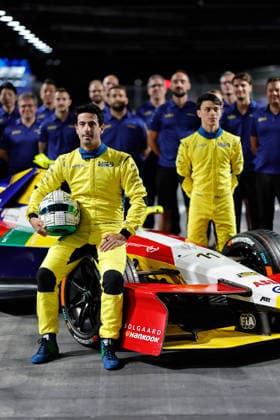 2026 FORMULA E LONDON ePRIX DI GRASSI Lucas (bra), Lola Yamaha ABT Formula E Team, Lola T002, portrait, during the London ePrix, 16th and 17th round of the 2025-26 ABB FIA Formula E World Championship, WM, Weltmeisterschaft on the ExCel London Circuit from August 14 to 16, 2026 in London, United Kingdom - LondonUnited Kingdom  Copyright: xPauloxMariax