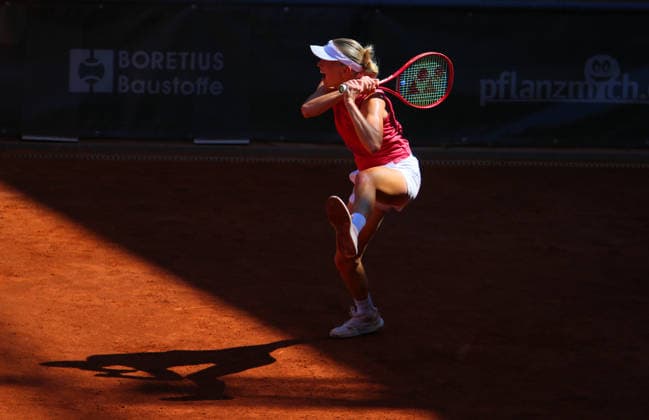 Tennisturnier Ladies & Gents Cup am Rothenbaum in Hamburg: Marie Vogt (Deutschland). *** Ladies Gents Cup Tennis Tournament at Rothenbaum in Hamburg, Marie Vogt, Germany