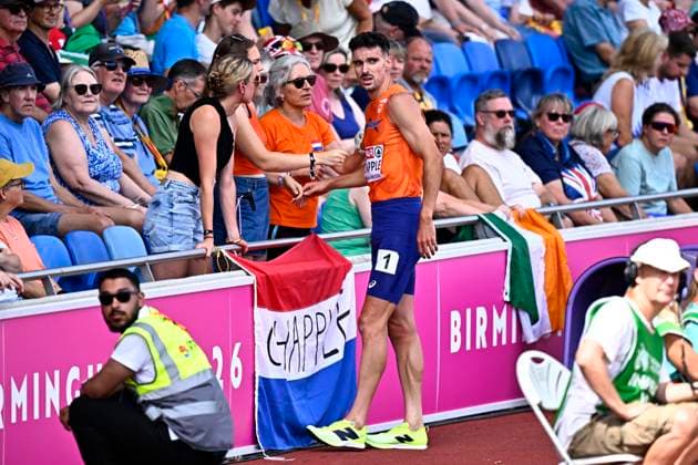 European Athletics Championships Birmingham 2026 - day 5 BIRMINGHAM, ENGLAND - AUGUST 14 : Chapple Samuel (NED) in action during the 1500m Men Round 1 Heat 2 on day 5 of the Birmingham 2026 European Athletics Championships on August 14, 2026 in Birmingham, England, 14 08 2026 Birmingham ENGLAND  Copyright: xTomasxSiskx