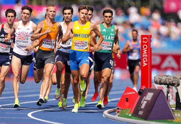 2026 European Athletics Championships, Alexander Stadium, Birmingham, England 14 8 2026 Men™s 1500m Heats Ireland™s Andrew Coscoran on his way to finishing fourth and qualfying Andrew Coscoran on his way to finishing fourth and qualfying 14 8 2026  Copyright: xx 0U6A3678