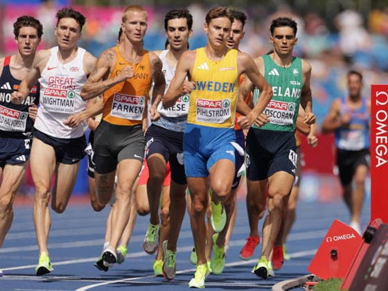 2026 European Athletics Championships, Alexander Stadium, Birmingham, England 14 8 2026 Men™s 1500m Heats Ireland™s Andrew Coscoran on his way to finishing fourth and qualfying Andrew Coscoran on his way to finishing fourth and qualfying 14 8 2026  Copyright: xx 0U6A3901