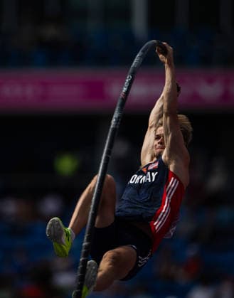 260814 Sondre Mogens Guttormsen of Norway competes in men s pole vault qualification during day 5 of the 2026 European Athletics Championships on August 14, 2026 in Birmingham. Photo: Maxim ThorÃ BILDBYRAN kod MT MT1070 friidrott athletics friidrett friidrotts-em em friidretts-em 2026 european athletics championships day 5 bbeng norge *** August 14, 2026: Sondre Mogens Guttormsen of Norway competes in the men’s pole vault qualifying round during Day 5 of the 2026 European Athletics Championships on August 14, 2026 in Birmingham. Photo: Maxim Thora, BILDBYRAN, code MT MT1070, track and field, athletics, friidrett, friidrotts EM, 2026 European Athletics Championships, Day 5, BBENG, Norway  Copyright: MAXIMxTHORE BB260814MT058