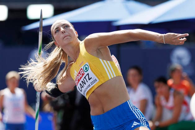 BIRMINGHAM, GREAT BRITAIN - AUGUST 14, 2026: Beatrice LANTZ (SWE Sweden) competing in the javelin throw (Q) during the European Athletics Championships at Alexander Stadium on August 14, 2026 in Birmingham, Great Britain. Great Britain Copyright: xAxelxKohringx