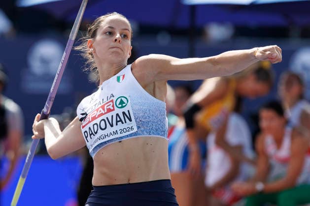 BIRMINGHAM, GREAT BRITAIN - AUGUST 14, 2026: Paola PADOVAN (ITA Italy) competing in the javelin throw (Q) during the European Athletics Championships at Alexander Stadium on August 14, 2026 in Birmingham, Great Britain. Great Britain Copyright: xAxelxKohringx