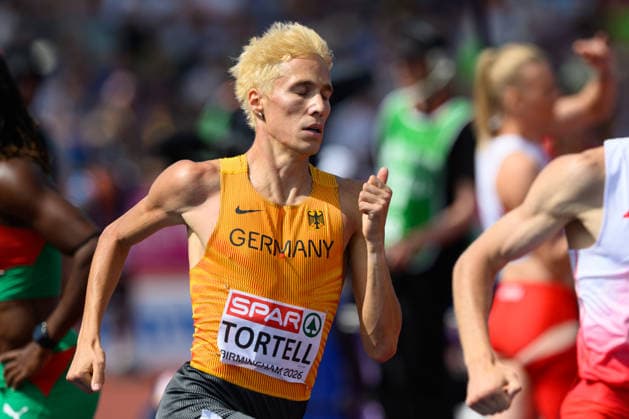 BIRMINGHAM, GREAT BRITAIN - August 14: Marc Tortell (Germany) during the 1500 metres round one heat run during the European Athletics Championships 2026 at Alexander Stadium in Birmingham, Great Britain (Photo by Sven Beyrich Sports Press Photo)  Copyright: xSvenxBeyrich SportsxPressxPhotox Sportspressphoto_SPR205872