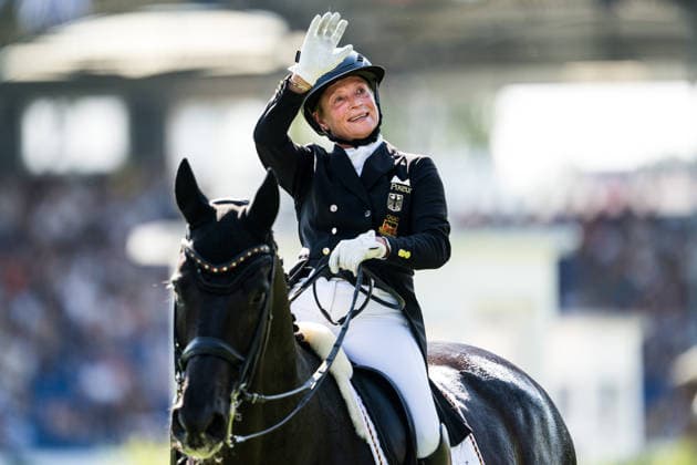 Sport Bilder des Tages 260814 Isabell Werth of Germany with horse Wendy de Fontaine celebrates after competing in the Dressage Grand Prix Special during day 4 of the 2026 FEI World Championships on August 14, 2026 in Aachen. Photo: Emma Wallskog BILDBYRAN kod EW EW0682 ridsport equestrian rid-vm 2026 2026 fei world championships bbeng ridsport-vm dressage dressyr jubel *** August 14, 2026: Isabell Werth of Germany, riding Wendy de Fontaine, celebrates after competing in the Dressage Grand Prix Special on Day 4 of the 2026 FEI World Championships on August 14, 2026 in Aachen. Photo by Emma Wallskog. BILDBYRAN code EW EW0682 equestrian sports riding 2026 World Championships 2026 FEI World Championships bbeng equestrian sports World Championships dressage celebration  Copyright: EMMAxWALLSKOG BB260814EW084