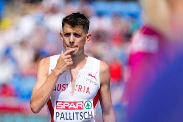 ATHLETICS - European Athletics Championships BIRMINGHAM,ENGLAND,14.AUG.26 - ATHLETICS - European Athletics Championships, 1500m, Men. Image shows Raphael Pallitsch (AUT).  GEPAxpictures xRanjithxKumar