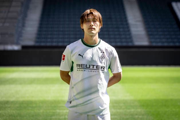 Daiki Hashioka Portrait 2026 2027 Borussia Mönchengladbach am 13.08.2026 1.BL Porträttermin 2026 2027 *** Daiki Hashioka Profile 2026–2027 Borussia Mönchengladbach on August 13, 2026, Bundesliga Profile Session 2026–2027