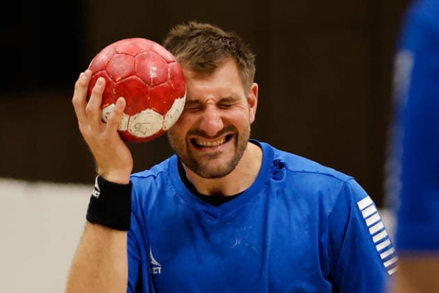 Sport Bilder des Tages HANDBALL - Graz vs Algeria, test match GRAZ,AUSTRIA,14.AUG.26 - HANDBALL - HSG Graz vs Algeria, test match. Image shows Lukas Schweighofer (Graz).  GEPAxpictures xJamesxDoak