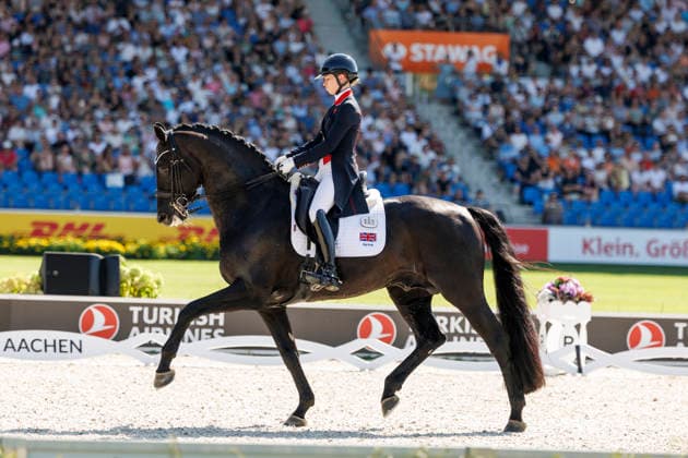 AACHEN - FEI World Championships 2026, AACHEN - FEI World Championships 2026 FRY Charlotte (GBR), Glamourdale FEI Dressage World Championship, WM, Weltmeisterschaft Grand Prix Special Individual Meggle Prize Aachen, Reitstadion Soers 14. August 2026 - *** Aachen FEI World Championships 2026, Aachen FEI World Championships 2026 FRY Charlotte GBR, Glamourdale FEI Dressage World Championship Grand Prix Special Individual Meggle Prize Aachen, Soers Equestrian Stadium, August 14, 2026
