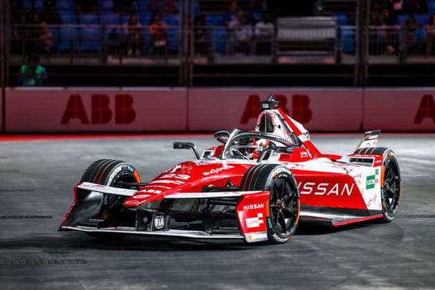 Norman Nato (Nissan Formula E Team, 23) erstes freies Training Free Practice 1, ABB FIA Formula E World Championship, WM, Weltmeisterschaft London e-Prix 2026, Vereinigtes Koenigreich, Saison 12 2025 26, Runde 16, 14.07.2026, ABB FIA Formula E World Championship, London e-Prix 2026, Vereinigtes Koenigreich, Saison 12 2025 26, Runde 16, 14.07.2026 London *** Norman Nato Nissan Formula E Team, 23rd in Free Practice 1, ABB FIA Formula E World Championship, 2026 London e-Prix, United Kingdom, Season 12 (2025–26), Round 16, July 14, 2026, ABB FIA Formula E World Championship, 2026 London ePrix, United Kingdom, Season 12 (2025–26), Round 16, July 14, 2026, London Copyright: xEibner-Pressefoto LauraxRoemerx EP_LRR