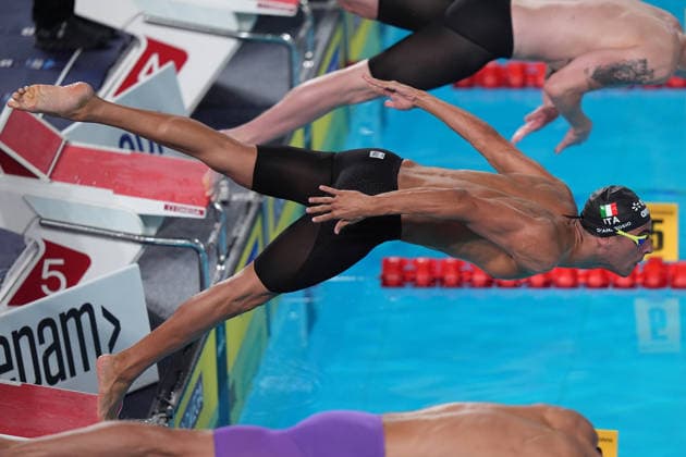 Carlos D™Ambrosio during Men™s 200m Freestyle Final at the Swimming European Aquatics Championships Paris 2026, Paris, August 14 , 2026  Copyright: xSpada LaPressex