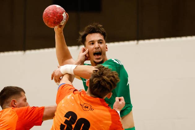 HANDBALL - Graz vs Algeria, test match GRAZ,AUSTRIA,14.AUG.26 - HANDBALL - HSG Graz vs Algeria, test match. Image shows Bendiabe Mohamed Ali (Algeria).  GEPAxpictures xJamesxDoak