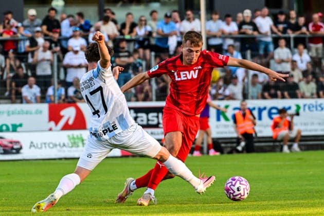 Football, Bavarian Regional League, FC Memmingen v TSV 1860 Munich