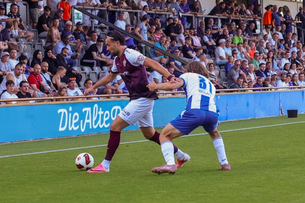 2026_08_14 , Hertha BSC II vs BFC Dynamo, Regionalliga 2026 2027 , Spieltag 5 Rufat Dadashov (BFC Dynamo, 10), Sebastian Weiland (Hertha BSC II, 31) Berlin Berlin Germany *** August 14, 2026, Hertha BSC II vs. BFC Dynamo, Regionalliga 2026–2027, Matchday 5 Rufat Dadashov (BFC Dynamo), 10, Sebastian Weiland (Hertha BSC II), 31 Berlin, Berlin, Germany