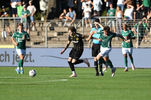 1. FC 1905 Schweinfurt vs. SpVgg Bayreuth, Sachs-Stadion Football, Regionalliga Bayern 1. FC 1905 Schweinfurt vs. SpVgg Bayreuth 14 Aug 2026 Sachs-Stadion , Schweinfurt, Germany Image: Kevin Fery (FC05) in action. DFL REGULATIONS PROHIBIT ANY USE OF PHOTOGRAPHS AS IMAGE SEQUENCES AND OR QUASI-VIDEO Copyright: xPresseFotoxEvansx