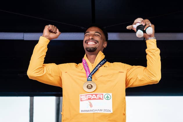 Leo Neugebauer (VfB Stuttgart, Zehnkampf Maenner), GBR, Leichtathletik, Athletics, European Athletics Championships 2026, Leichtathletik Europameisterschaft 2026, Birmingham 2026, 09.08.2026, GBR, Leichtathletik, Athletics, European Athletics Championships 2026, Leichtathletik Europameisterschaft 2026, Birmingham 2026, 09.08.2026 Birmingham *** Leo Neugebauer, VfB Stuttgart, Men s Decathlon, GBR, Track and Field, Athletics, 2026 European Athletics Championships, 2026 European Track and Field Championships, Birmingham 2026, August 9, 2026, GBR, Track and Field, Athletics, 2026 European Athletics Championships, 2026 European Track and Field Championships, Birmingham 2026, August 9, 2026, Birmingham Copyright: xStefanxMayerx EP_SMR