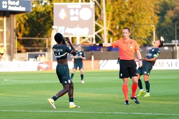 Eredivisie: Telstar v Sparta Rotterdam Velsen-Zuid - Ayoni Santos of Sparta Rotterdam during the second competition round of the 2026 2027 Eredivisie season. The match is set between Telstar and Sparta Rotterdam at 711 Stadion on 14 August 2026 in Velsen-Zuid, The Netherlands. (Hero Images Danny de Groot) Copyright: xDannyxdexGrootx