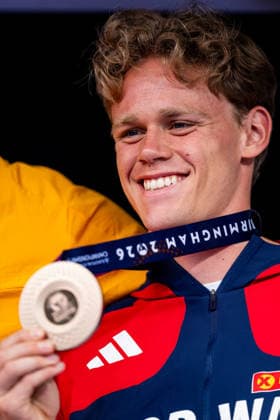 260814 Sander Aae Skotheim of Norway during the prize giving ceremony after men s decathlon during day 5 of the 2026 European Athletics Championships on August 14, 2026 in Birmingham. Photo: Mathias Bergeld BILDBYRAN kod MB MT1070 friidrott athletics friidrett friidrotts-em em friidretts-em 2026 european athletics championships day 5 bbeng *** August 14, 2026: Sander Aae Skotheim of Norway during the awards ceremony following the men’s decathlon on Day 5 of the 2026 European Athletics Championships on August 14, 2026 in Birmingham. Photo by Mathias Bergeld, BILDBYRAN, code MB MT1070. track and field, athletics, friidrett, friidrotts EM, 2026 European Athletics Championships, Day 5, BBENG  Copyright: MATHIASxBERGELD BB260814MB078