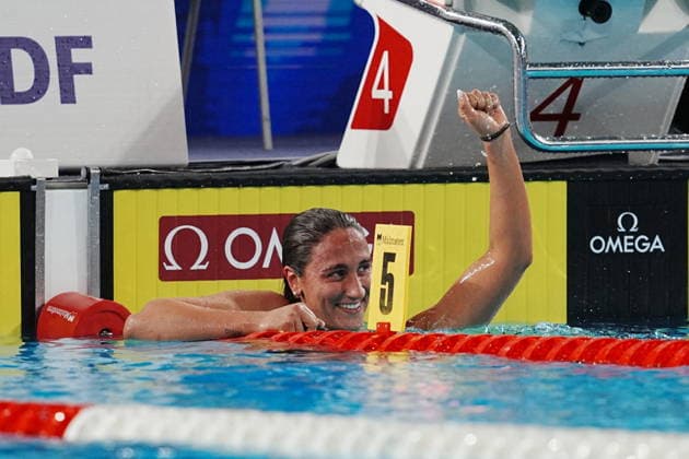 Simona Quadarella win the gold medal in the final women s 1500m freestyle at the 2026 European Swimming Championships, Paris Gianmattia D Alberto LaPresse  Copyright: xGianmattiaxD Alberto LaPressex
